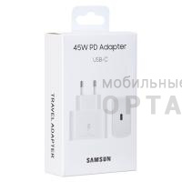 Orig Samsung, сетевое зарядное устройство USB-C 45W PD Adapter, белый (Dubai) Orig Samsung, сетевое зарядное устройство USB-C 45W PD Adapter, белый (Dubai)