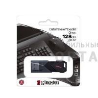 Флешка USB3.2 128 Гб Kingston  DataTravele Exodia Onyx  чёрный
