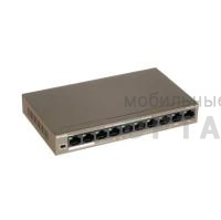 Неуправляемый 8 портовый PoE коммутатор Tenda TEF1110P-8-63W, 8*10/100 Mbps Base-TX (Data/Power)
2*10/100 Mbps Base-TX(Data) Неуправляемый 8 портовый PoE коммутатор Tenda TEF1110P-8-63W, 8*10/100 Mbps Base-TX (Data/Power)
2*10/100 Mbps Base-TX(Data)