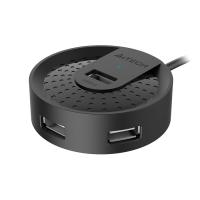 Разветвитель USB2.0 A4Tech HUB-20 4порт. черный