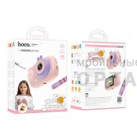 Фотоаппарат цифровой HOCO DV205, 600 mAh детский, 20 М/HD,  розовый