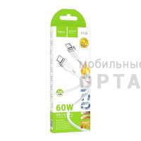 Кабель Type-c to Type-c HOCO X109 Energy, 1.0м, круглый, PD60Вт, 3.0А, силикон, цвет: белый (1/31/310) Кабель Type-c to Type-c HOCO X109 Energy, 1.0м, круглый, PD60Вт, 3.0А, силикон, цвет: белый (1/31/310)