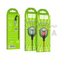 Кабель USB to Micro HOCO X38 Cool, 1m, 2.4A,  черный