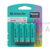 Элемент питания DEFENDER LR6 АА PowerPulse BL8  (80/240)