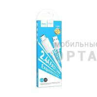 Кабель Usb to Micro HOCO X88 Gratified, 1.0м, круглый, 2.4A, силикон, цвет: белый упакован (1/1000) Кабель Usb to Micro HOCO X88 Gratified, 1.0м, круглый, 2.4A, силикон, цвет: белый упакован (1/1000)