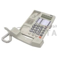 Стационарный телефон, RITMIX RT-495 white, АОН, FSK/DTMF/ETSI,59 вх.,16 исх.пам,10 кн.быстр.набор,подкл.мини АТС (1/20)