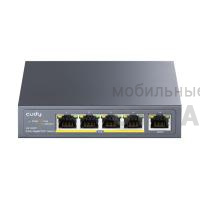Коммутатор CUDY GS1005P неуправляемый 60 Вт с PoE гигабитный 5-портовый (1/20) Коммутатор CUDY GS1005P неуправляемый 60 Вт с PoE гигабитный 5-портовый (1/20)